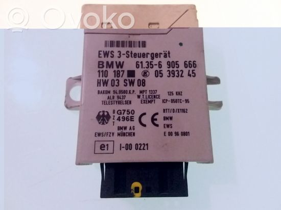 BMW 5 E39 Immobilizer control unit/module 05393245 61356905666