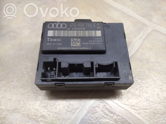 Audi A6 S6 C6 4F Door control unit/module 4F0959794E 4F0910795E