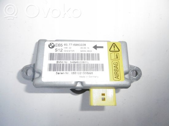 BMW 7 E65 E66 Airbag deployment crash/impact sensor 6960228