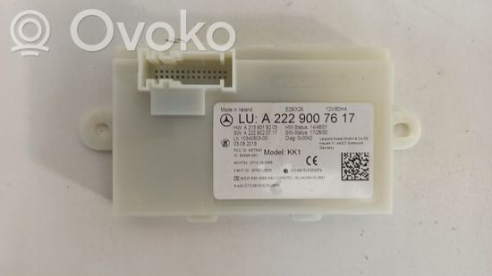 Mercedes-Benz E W213 SAM control unit A2229007617
