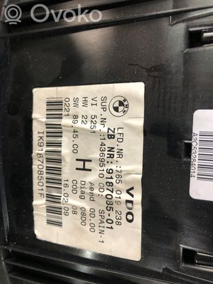 BMW 3 E90 E91 Speedometer (instrument cluster) 9287468