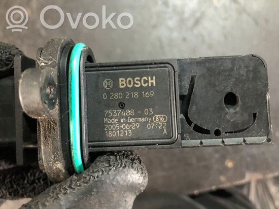 BMW 5 E60 E61 Mass air flow meter 7537488