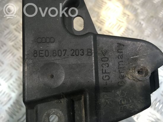 Audi A4 S4 B7 8E 8H Front bumper mounting bracket 8E0807203B