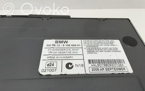 BMW 3 E90 E91 CD/DVD changer 9196669 65129196669