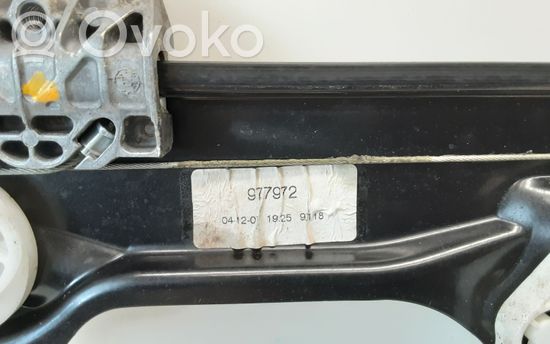 BMW 5 E60 E61 Front door window regulator with motor 0130821458 977972