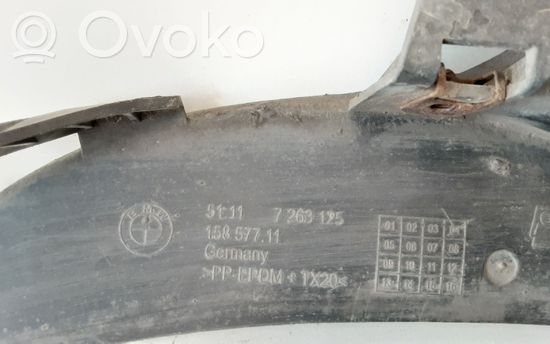 BMW 1 E81 E87 Front bumper mounting bracket 7263125 51117263125