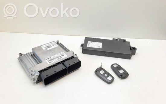 BMW 3 E90 E91 Engine ECU kit and lock set 0281014238 7809000 9147195