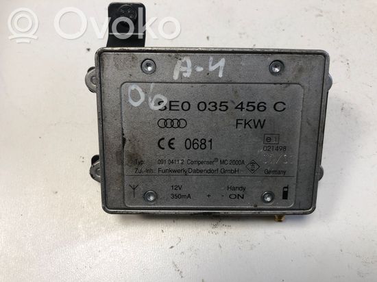 Audi A4 S4 B7 8E 8H Aerial antenna amplifier 8E0035456C