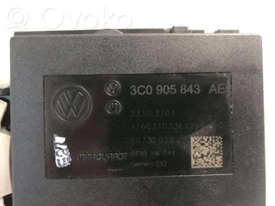 Volkswagen PASSAT B7 Ignition lock 3C0905843AE