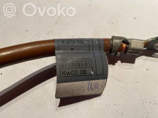 BMW 3 E90 E91 Negative earth cable (battery) 10304410 9113151 6929706