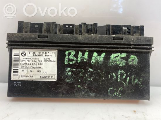 BMW 5 E60 E61 Comfort/convenience module 6135911444701 5WK49111