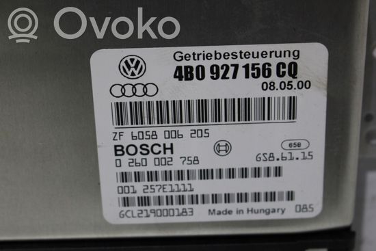 Audi A6 S6 C5 4B Engine control unit/module 4B0927156CQ