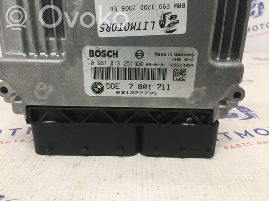 BMW 3 E90 E91 Engine control unit/module 7801711
