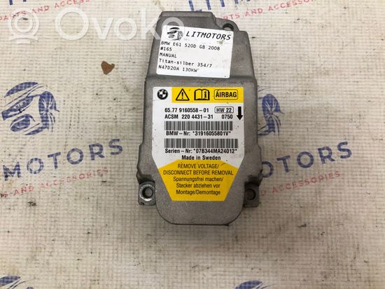 BMW 5 E60 E61 Airbag control unit/module 9160558