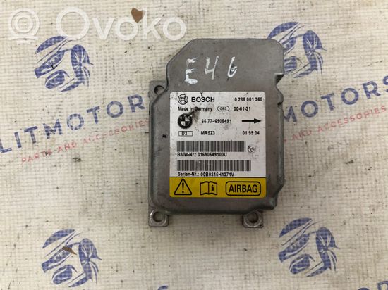BMW 3 E46 Airbag control unit/module 6905491