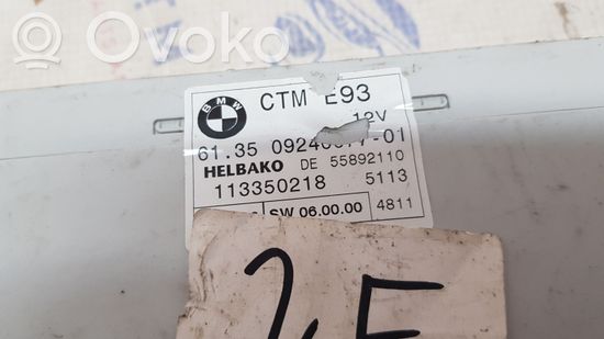 BMW 3 E92 E93 Sunroof control unit/module 09240077