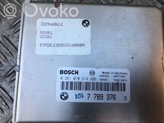 BMW 5 E39 Engine ECU kit and lock set 7789376 6905666