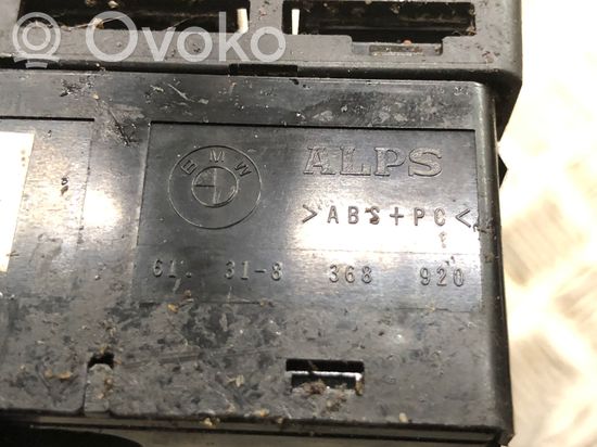 BMW 3 E46 Hazard light switch 8368920