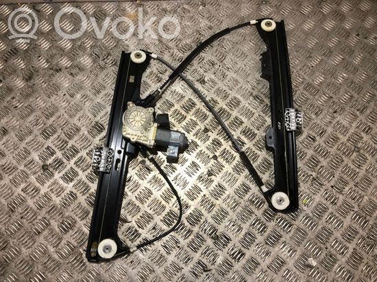 BMW 5 E60 E61 Front door window regulator with motor 7075667