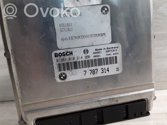 BMW 5 E39 Engine control unit/module 0281010314 7787314