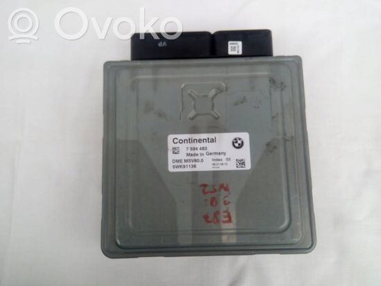 BMW 3 E90 E91 Engine control unit/module 7594483