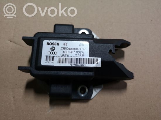 Audi A6 S6 C5 4B ESP acceleration yaw rate sensor 4B0907637A