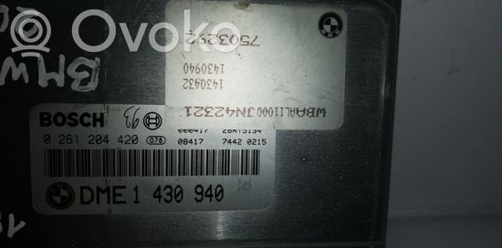 BMW 3 E46 Engine control unit/module 0261204420
