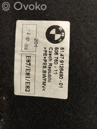 BMW 1 E82 E88 Trunk/boot mat liner 506760 50676011