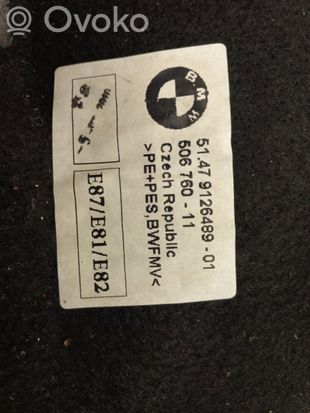 BMW 1 E81 E87 Trunk/boot mat liner 506760 50676011
