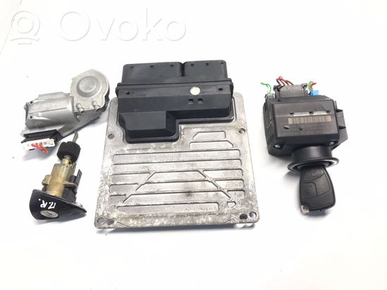Mercedes-Benz C W203 Engine ECU kit and lock set A2711539879 A2095451908 K747