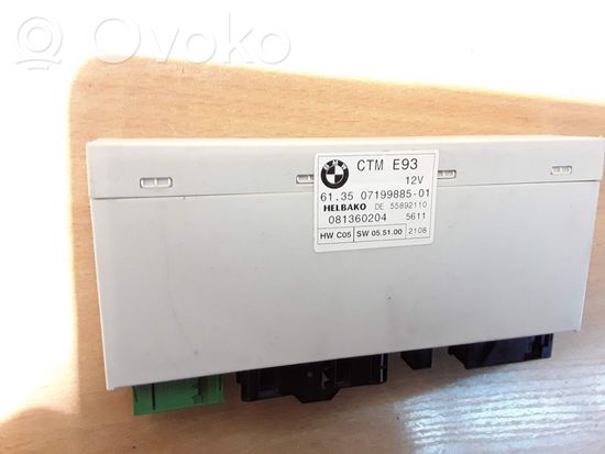 BMW 3 E92 E93 Sunroof control unit/module 07199885 7199885