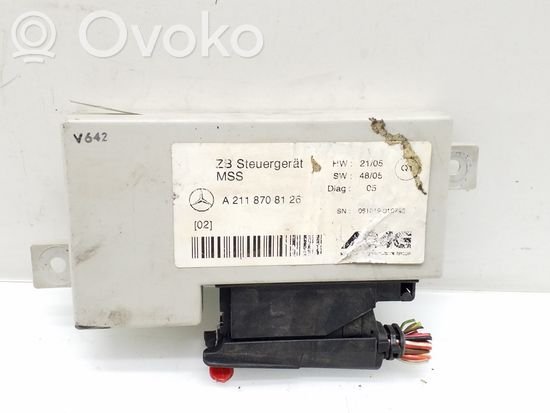 Mercedes-Benz E W211 Other control units/modules A2118708126