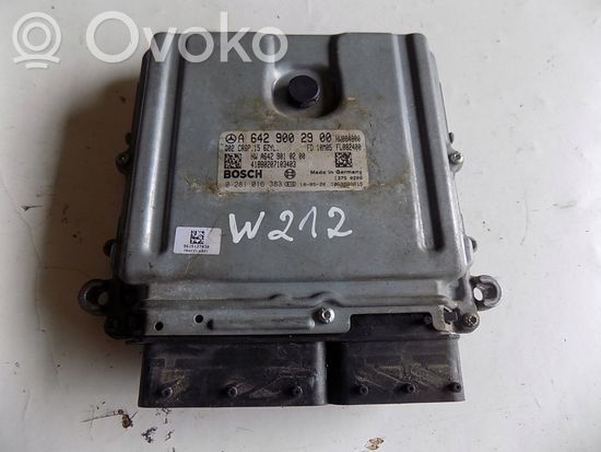 Mercedes-Benz E W212 Engine control unit/module A6429002900