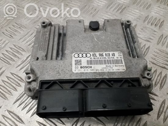 Audi A3 S3 8P Engine control unit/module ECU 03L906018AB 0281016306
