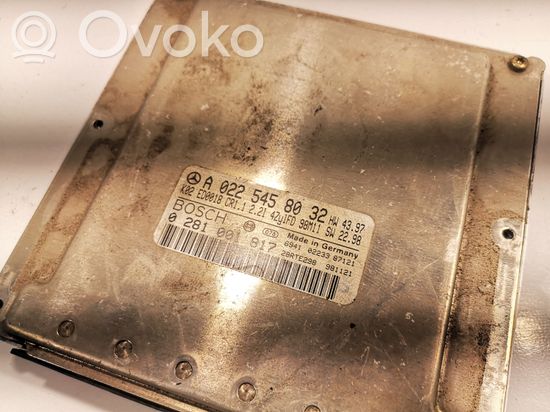 Mercedes-Benz E W210 Engine control unit/module A0225458032