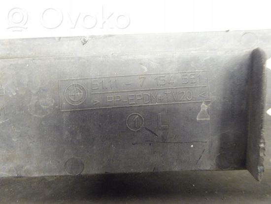 BMW 3 E90 E91 Front bumper lower grill 7154551