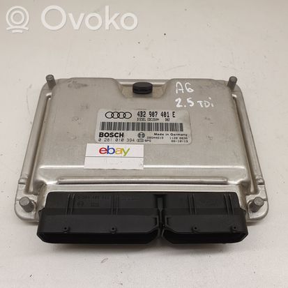 Audi A6 S6 C6 4F Engine control unit/module ECU 4B2907401E 0281010394