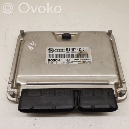 Audi A6 S6 C5 4B Engine control unit/module ECU 8E0907401J 0281011387