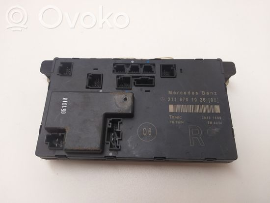 Mercedes-Benz E W211 Door control unit/module 2118701026