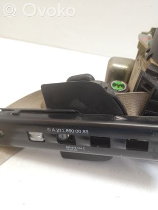 Mercedes-Benz E W211 Front seatbelt 2118600185 A2118600088