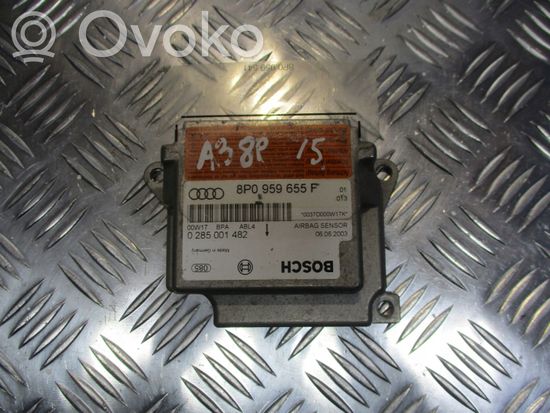 Audi A3 S3 8P Airbag control unit/module 8P0959655F