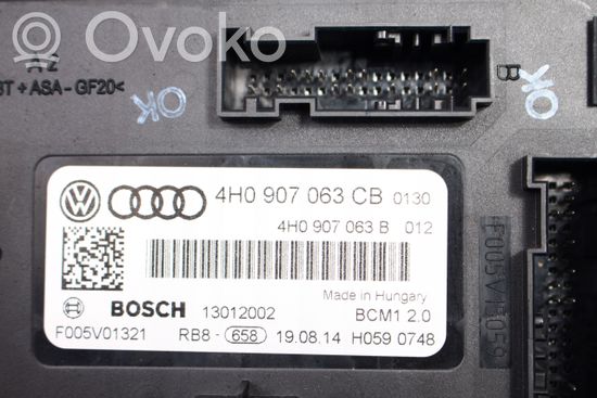 Audi A6 C7 Comfort/convenience module 4H0907063CB