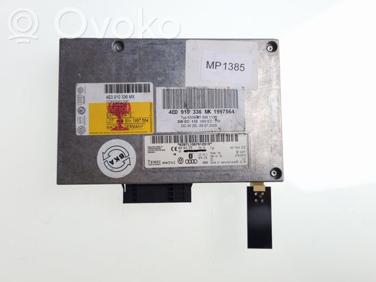 Audi A6 S6 C6 4F Bluetooth control unit module 4E0910336MX 4E0862335