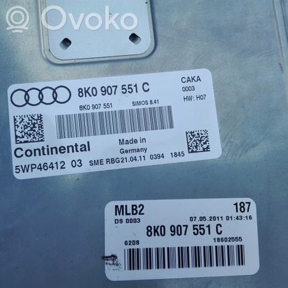 Audi A4 S4 B8 8K Engine control unit/module 8K0907551C