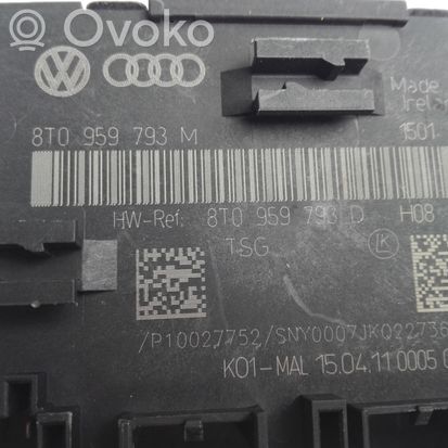 Audi A4 S4 B8 8K Door control unit/module 8T0959793M