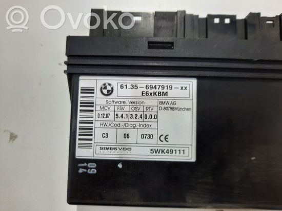 BMW 5 E60 E61 Comfort/convenience module 6947919