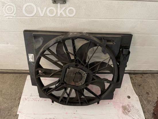BMW 5 E60 E61 Radiator cooling fan shroud 7789824