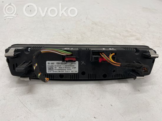 Audi A1 Climate control unit 83A820047
