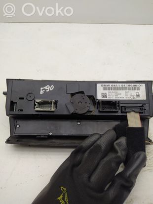 BMW 3 E90 E91 Climate control unit 9119686