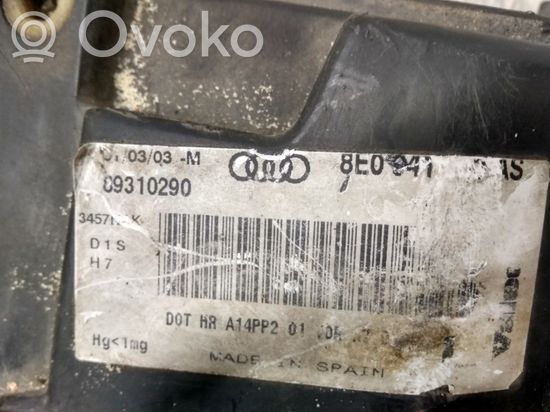 Audi A4 S4 B6 8E 8H Headlight/headlamp 8E0941 89310290